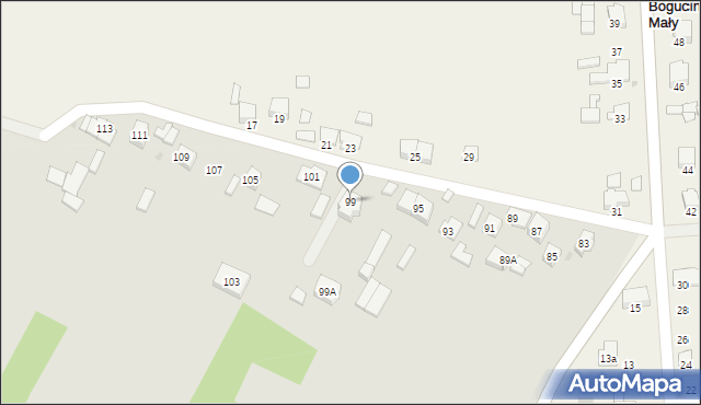 Olkusz, Podgrabie, 99, mapa Olkusz