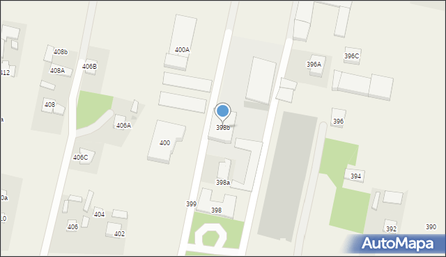 Ołtarzew, Poznańska, 398b, mapa Ołtarzew