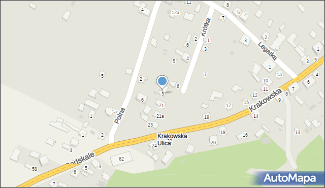 Opatowiec, Polna, 3, mapa Opatowiec