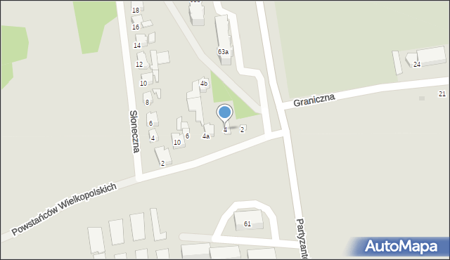 Opoczno, Powstańców Wielkopolskich, 4, mapa Opoczno