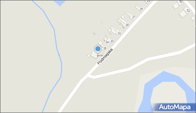 Opole, Podmiejska, 37, mapa Opola