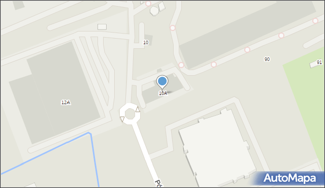 Opole, Północna, 10A, mapa Opola