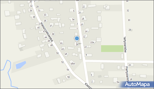Orla, Poświętna, 1b, mapa Orla