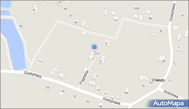Orzesze, Pogodna, 7, mapa Orzesze
