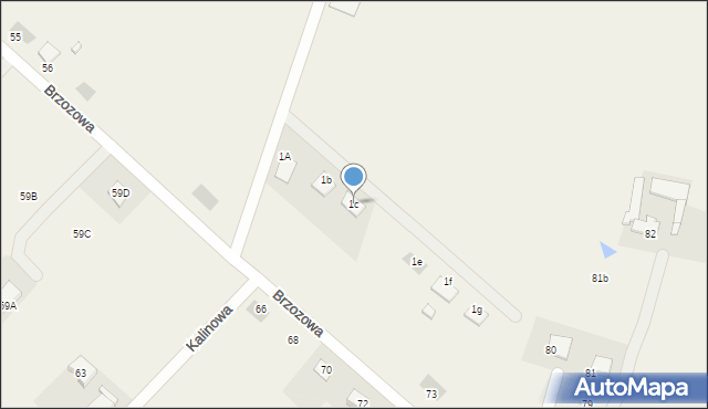 Osiedle Poznańskie, Pogodna, 1c, mapa Osiedle Poznańskie