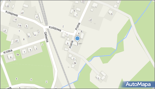Osola, Polna, 2, mapa Osola