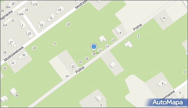 Osowiec, Polna, 16, mapa Osowiec