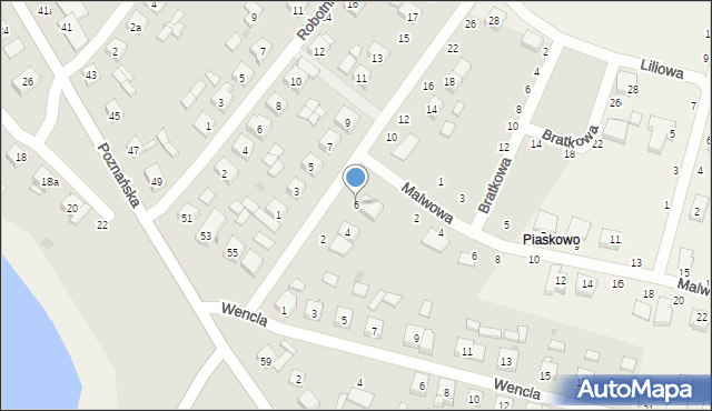 Ostroróg, Powstańców Wielkopolskich, 6, mapa Ostroróg