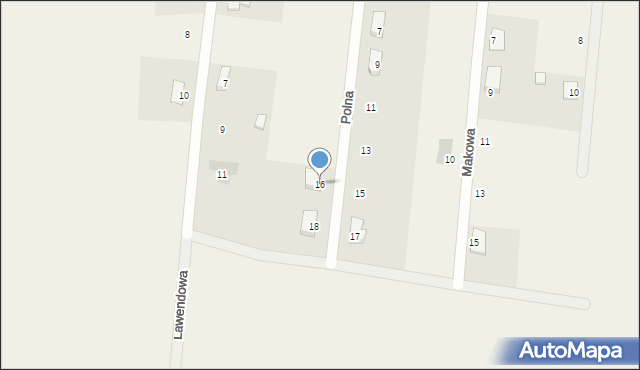 Ostrów, Polna, 16, mapa Ostrów