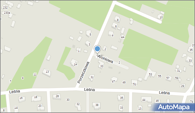 Ostrowiec Świętokrzyski, Porzeczkowa, 2B, mapa Ostrowiec Świętokrzyski