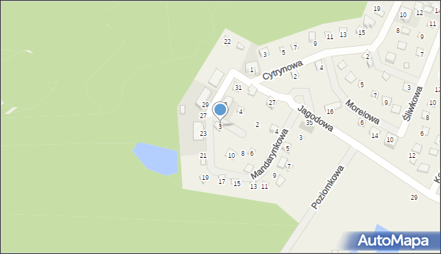 Otomin, Pomarańczowa, 3, mapa Otomin