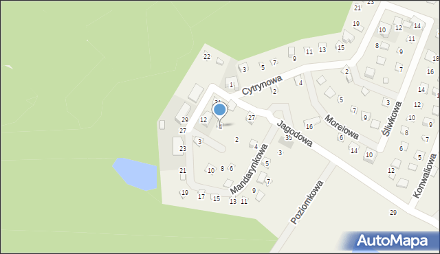 Otomin, Pomarańczowa, 4, mapa Otomin