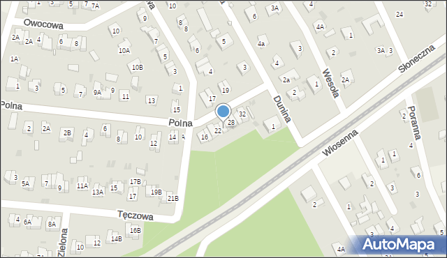 Otrębusy, Polna, 24, mapa Otrębusy