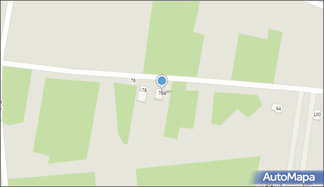 Otwock, Pokojowa, 78a, mapa Otwock