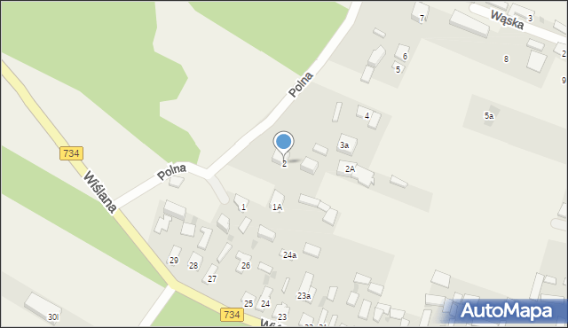 Otwock Wielki, Polna, 2, mapa Otwock Wielki