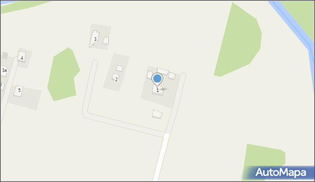 Owidz, Polna, 1, mapa Owidz