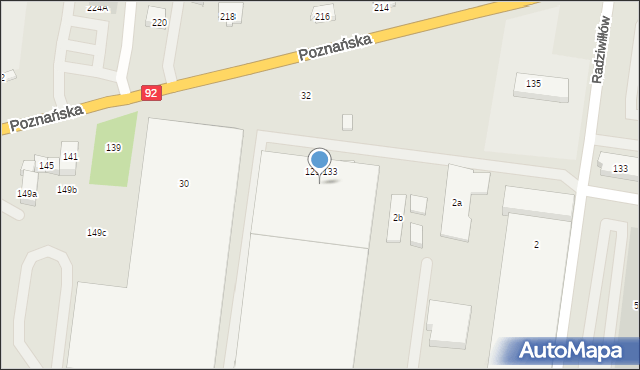 Ożarów Mazowiecki, Poznańska, 137, mapa Ożarów Mazowiecki