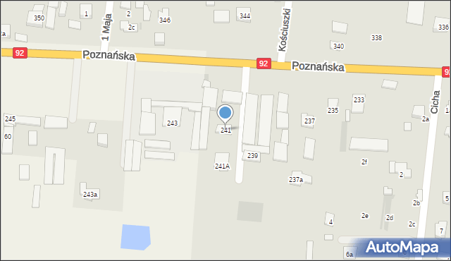 Ożarów Mazowiecki, Poznańska, 241, mapa Ożarów Mazowiecki