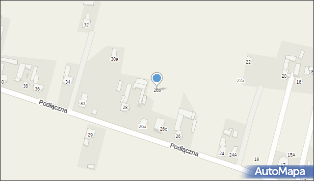 Ożarowice, Podłączna, 26b, mapa Ożarowice