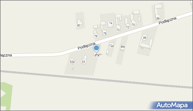 Ożarowice, Podłączna, 87a, mapa Ożarowice