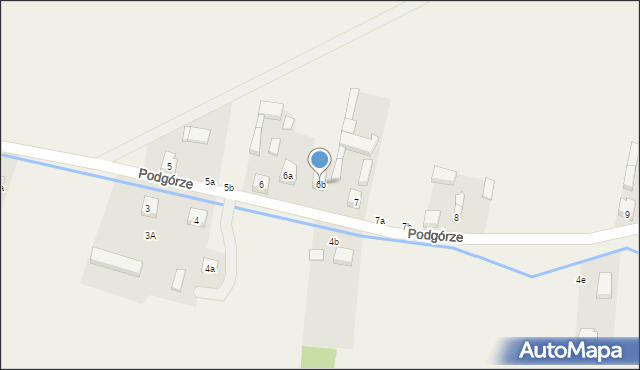 Ożegów, Podgórze, 6b, mapa Ożegów