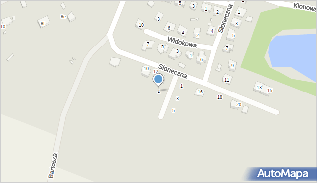 Paczków, Pogodna, 4, mapa Paczków