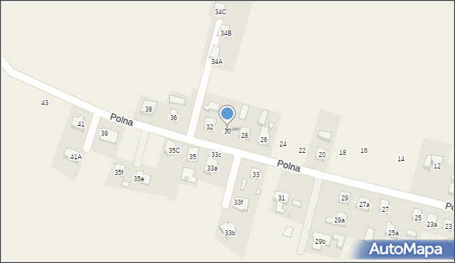 Paczkowo, Polna, 30, mapa Paczkowo