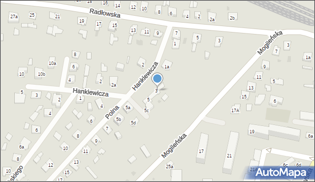 Pakość, Polna, 3a, mapa Pakość