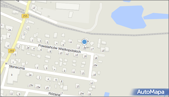 Pakość, Powstańców Wielkopolskich, 15, mapa Pakość