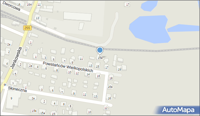 Pakość, Powstańców Wielkopolskich, 15a, mapa Pakość