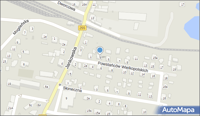 Pakość, Powstańców Wielkopolskich, 3, mapa Pakość