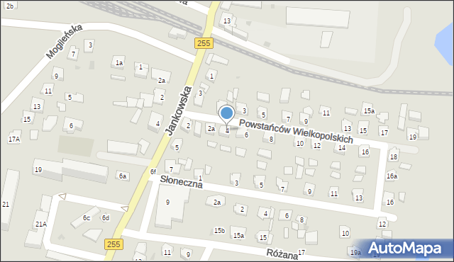 Pakość, Powstańców Wielkopolskich, 4, mapa Pakość