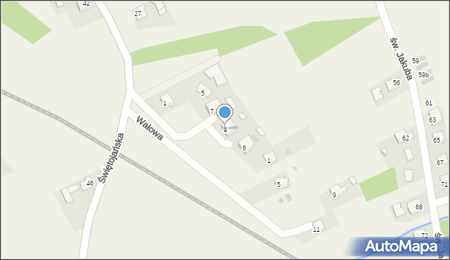 Palczowice, Podwale, 4, mapa Palczowice