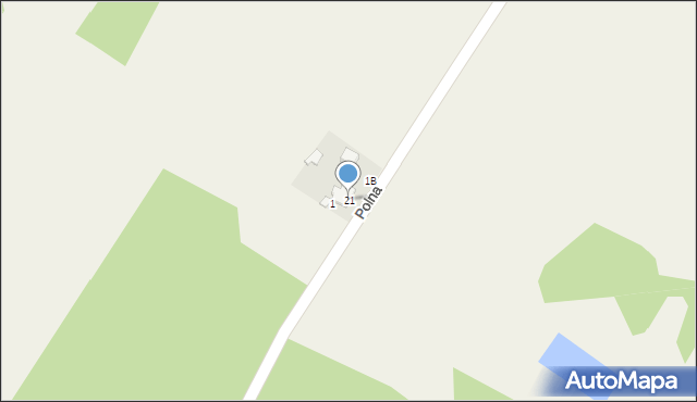 Panki, Polna, 21, mapa Panki