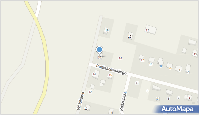 Parchowo, Podlaszewskiego, ks., 16, mapa Parchowo