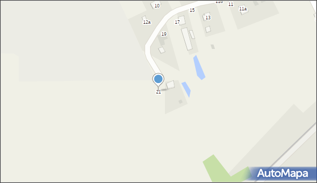 Parczew, Poprzeczna, 21, mapa Parczew