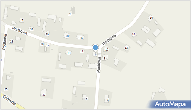 Parypse, Podkowa, 9, mapa Parypse