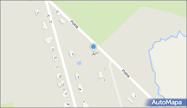Pasłęk, Polna, 19a, mapa Pasłęk