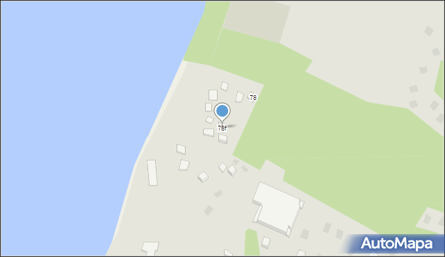 Pasym, Polna, 78f, mapa Pasym