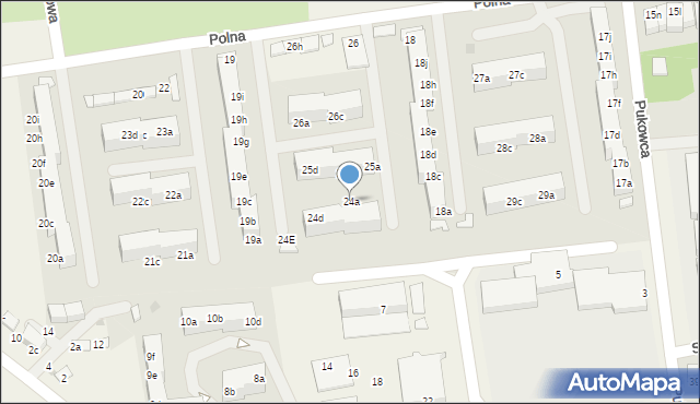 Pawłowice, Polna, 24a, mapa Pawłowice