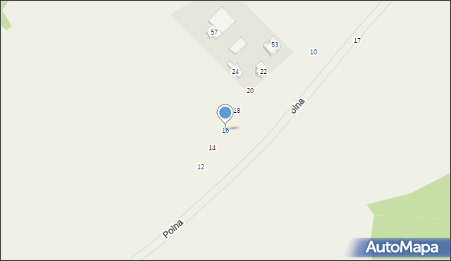 Pęchcin, Polna, 16, mapa Pęchcin