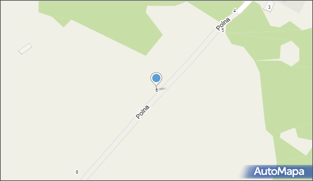 Pęchcin, Polna, 6, mapa Pęchcin