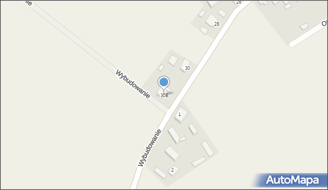 Pęckowo, Powstańców Wielkopolskich, 30B, mapa Pęckowo