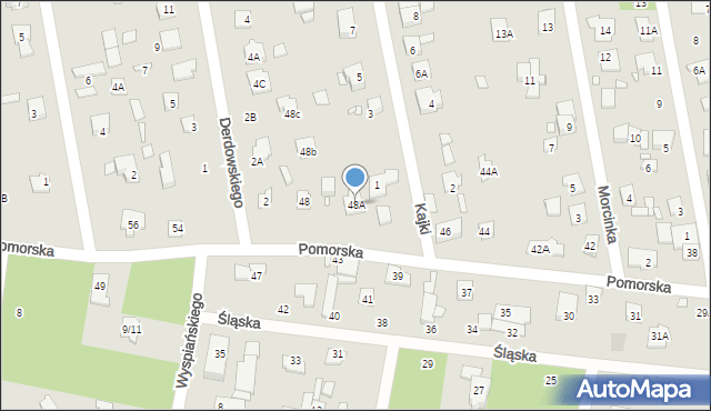 Piaseczno, Pomorska, 48A, mapa Piaseczno