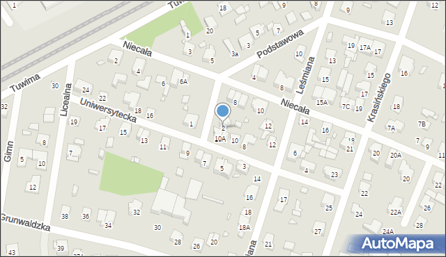 Piastów, Podstawowa, 2, mapa Piastów