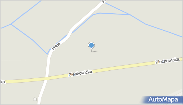 Piechowice, Polna, 4, mapa Piechowice