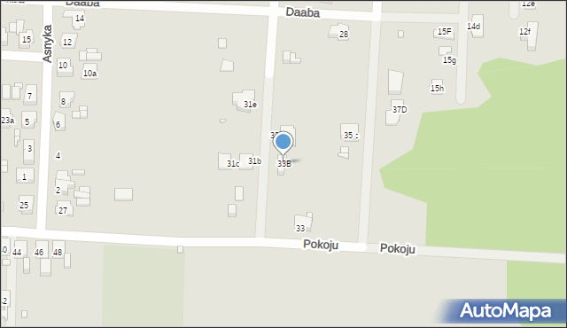 Piekary Śląskie, Pokoju, 33B, mapa Piekary Śląskie