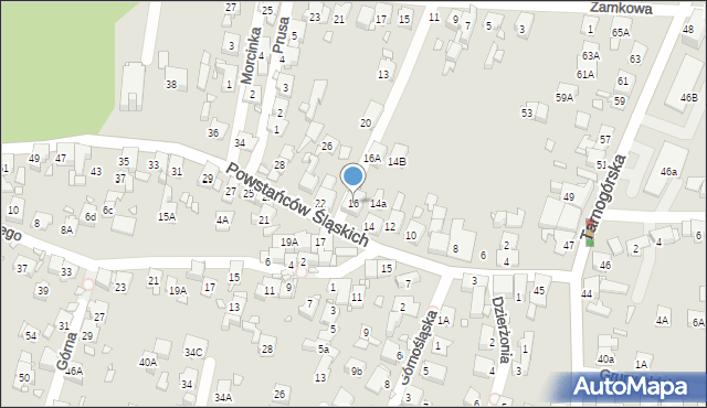 Piekary Śląskie, Powstańców Śląskich, 16, mapa Piekary Śląskie