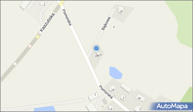 Piekło Dolne, Pomorska, 1B, mapa Piekło Dolne