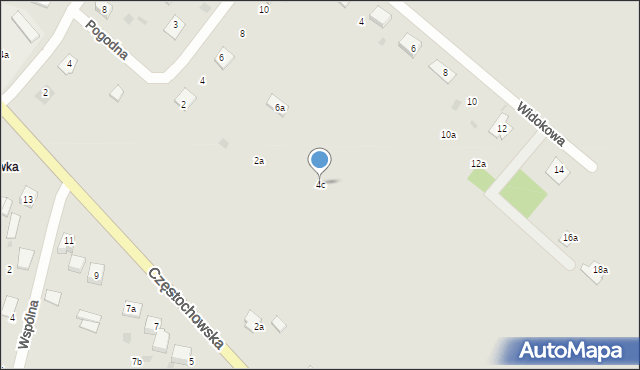 Piekoszów, Pogodna, 4c, mapa Piekoszów